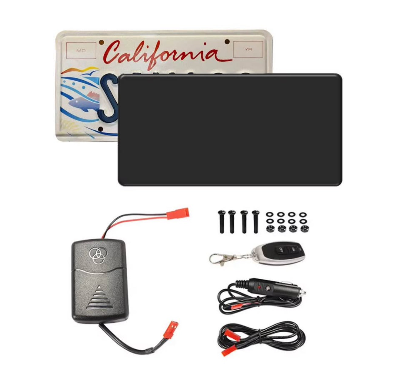 Disappear License Plate Cover. Disappear Plate ( Custom Text )